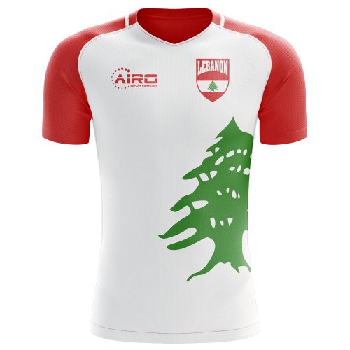 2024-2025 Lebanon Home Concept Football Shirt - Womens