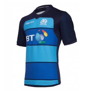 2018-2019 Scotland Macron Rugby Training Jersey (Blue) - Kids