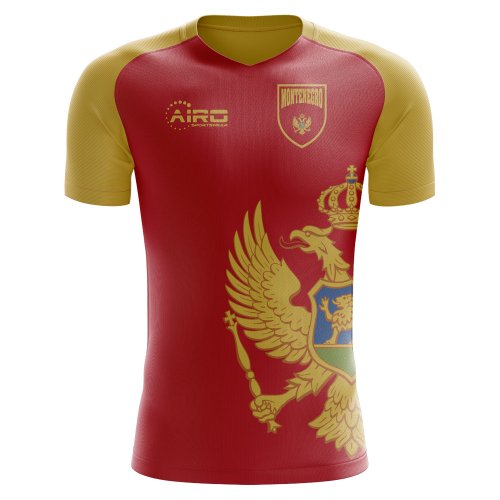 2024-2025 Montenegro Home Concept Football Shirt - Womens