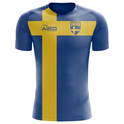 2025-2026 Sweden Flag Concept Football Shirt (Kids)