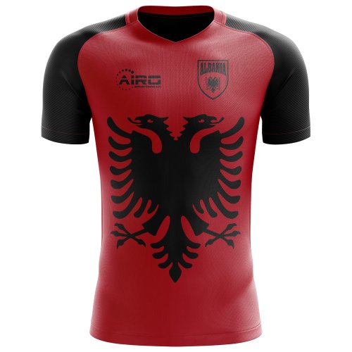 2024-2025 Albania Flag Concept Football Shirt - Womens