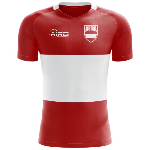 2024-2025 Austria Flag Concept Football Shirt - Womens