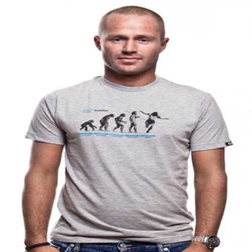 Human Evolution T-Shirt and Grey Mle 100% cotton