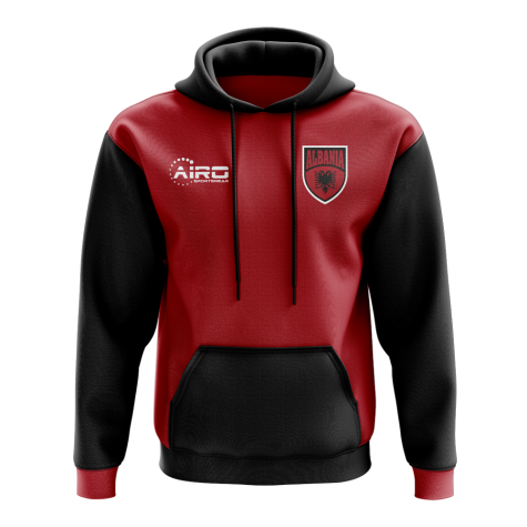 Albania Concept Country Football Hoody (Red)