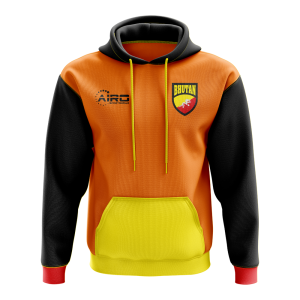 Bhutan Concept Country Football Hoody (Orange)