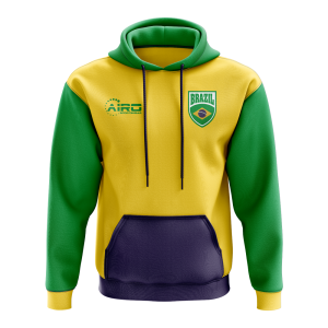 Brazil Concept Country Football Hoody (Yellow)