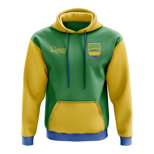 Gabon Concept Country Football Hoody (Green)