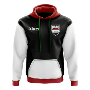 Iraq Concept Country Football Hoody (Black)