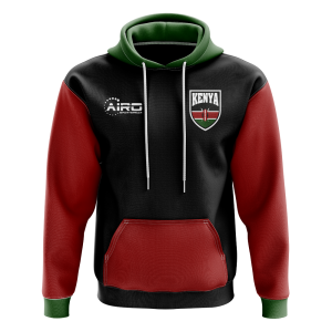 Kenya Concept Country Football Hoody (Black)