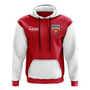 Kyrgyzstan Concept Country Football Hoody (Red)