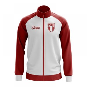 Peru Concept Football Track Jacket (White) - Kids