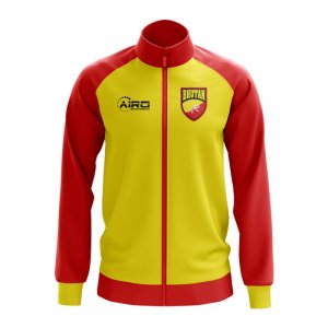 Bhutan Concept Football Track Jacket (Yellow) - Kids