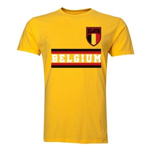 Belgium Core Football Country T-Shirt (Yellow) Belgium Core Football Country T-Shirt (Yellow)
