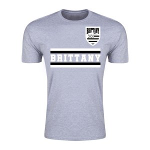 Brittany Core Football Country T-Shirt (Grey) Brittany Core Football Country T-Shirt (Grey)