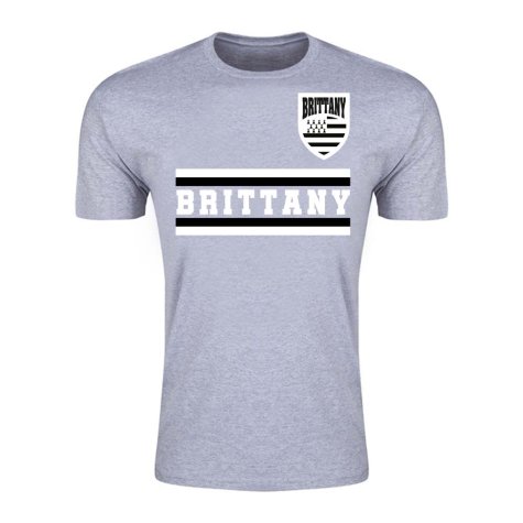 Brittany Core Football Country T-Shirt (Grey)