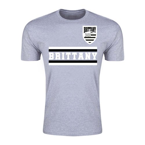 Brittany Core Football Country T-Shirt (Grey)