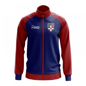 Dominican Republic Concept Football Track Jacket (Blue) - Kids