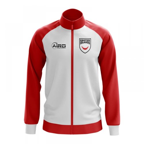 Easter Islands Concept Football Track Jacket (White) - Kids