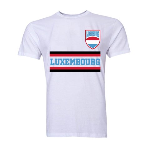 Luxembourg Core Football Country T-Shirt (White)