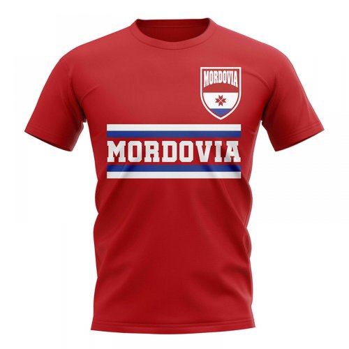 Mordovia Core Football Country T-Shirt (Red)