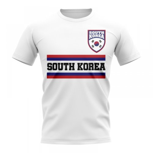 South Korea Core Football Country T-Shirt (White)