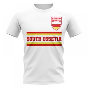 South Ossetia Core Football Country T-Shirt (White)