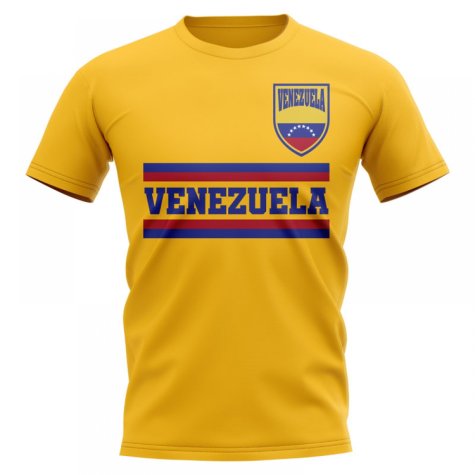 Venezuela Core Football Country T-Shirt (Yellow)