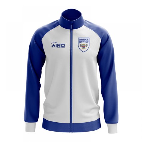 Saint Barthelemy Concept Football Track Jacket (White)