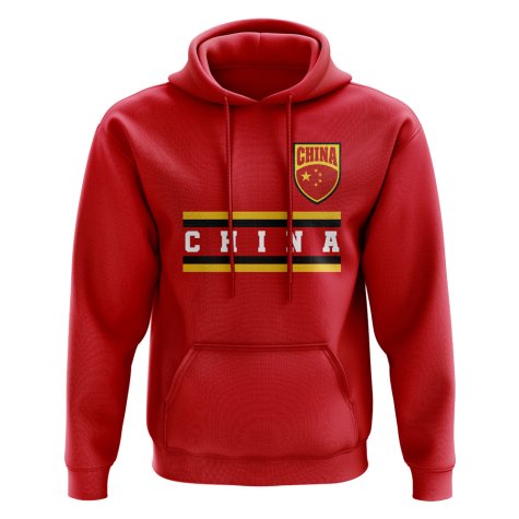 China Core Football Country Hoody (Red)