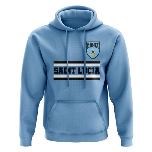 Saint Lucia Core Football Country Hoody (Sky Blue)