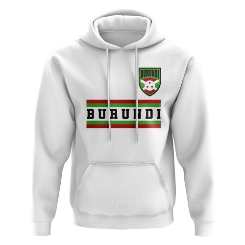 Burundi Core Football Country Hoody (White)