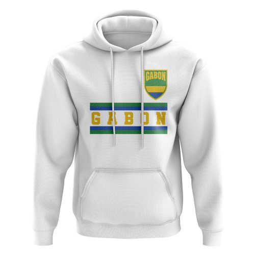 Gabon Core Football Country Hoody (White)