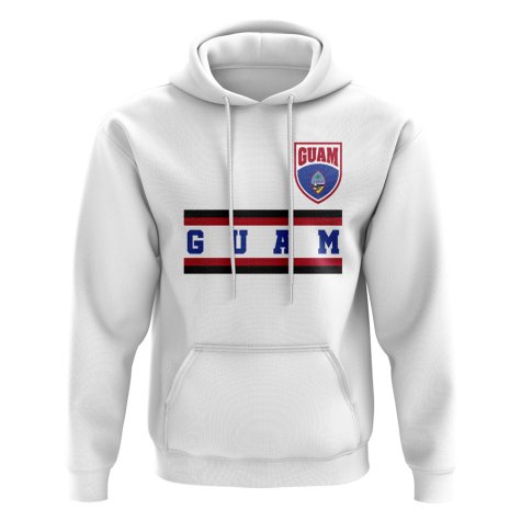 Guam Core Football Country Hoody (White)