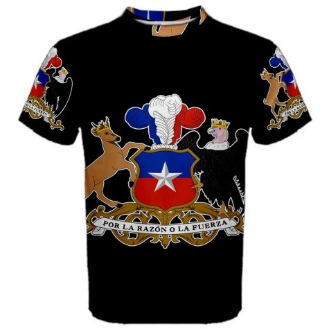 Chile Coat of Arms Sublimated Sports Jersey