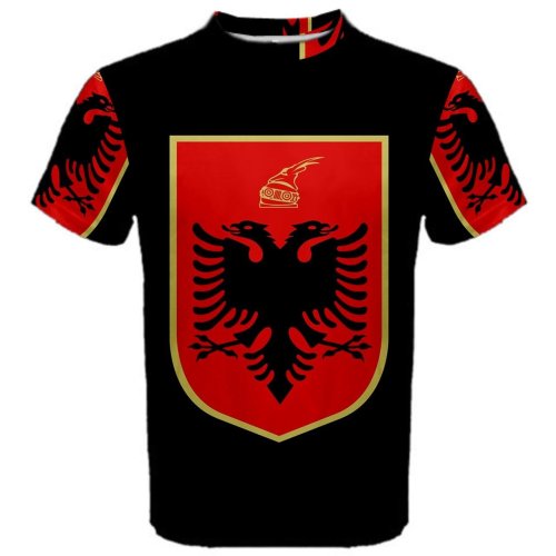 Albania Coat of Arms Sublimated Sports Jersey