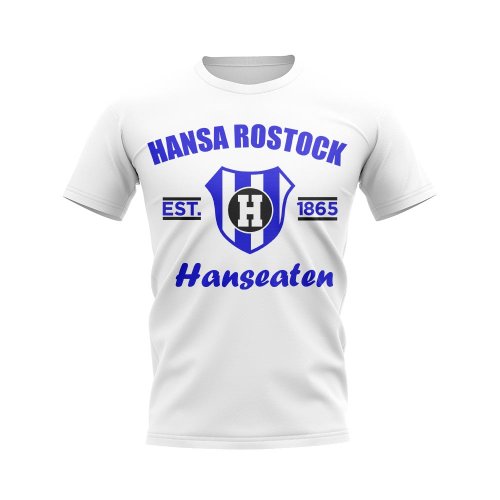 Hansa Rostock Established Football T-Shirt (White)