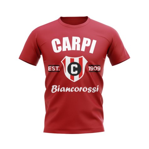 Carpi Established Football T-Shirt (Red)