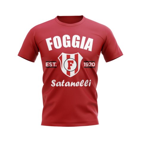 Foggia Established Football T-Shirt (Red)