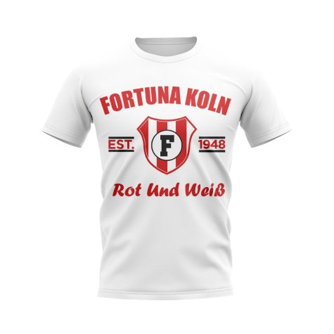 Fortuna Koln Established Football T-Shirt (White)