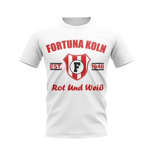 Fortuna Koln Established Football T-Shirt (White)