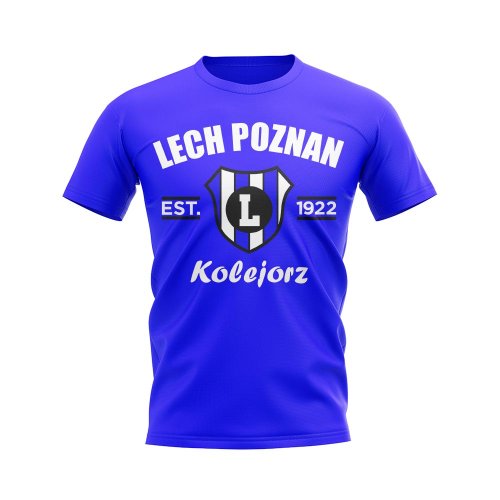 Lech Poznan Established Football T-Shirt (Royal)