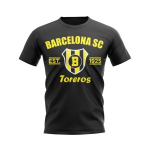 Barcelona Sporting Club Established Football T-Shirt (Black)