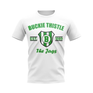 Buckie Thistle Established Football T-Shirt (White)