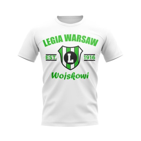 Legia Warsaw Established Football T-Shirt (White)