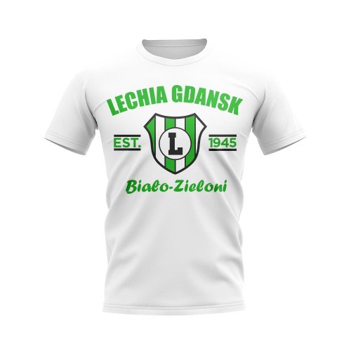 Lechia Gdansk Established Football T-Shirt (White)