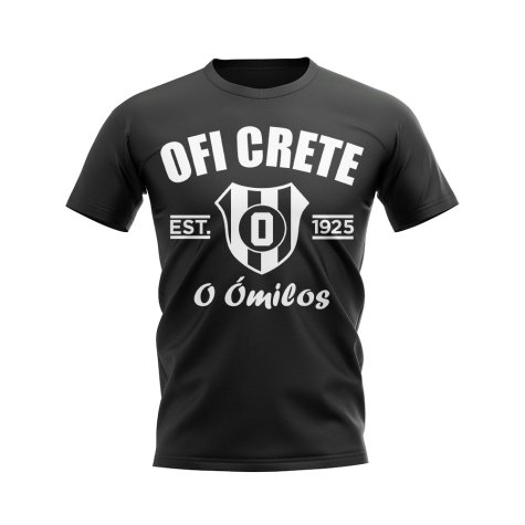 OFI Crete Established Football T-Shirt (Black)