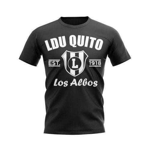 LDU Quito Established Football T-Shirt (Black)