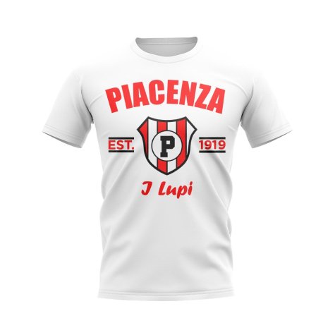 Piacenza Established Football T-Shirt (White)