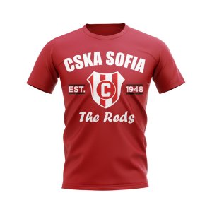 CSKA Sofia Established Football T-Shirt (Red)