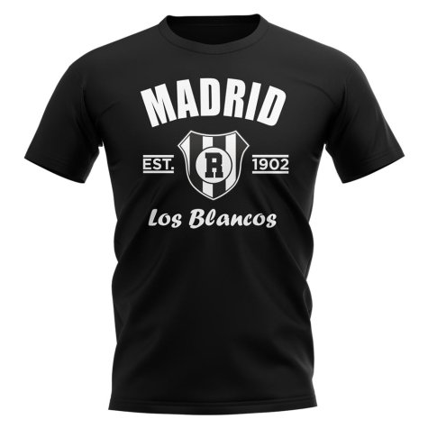 Real Madrid Established Football T-Shirt (Black)